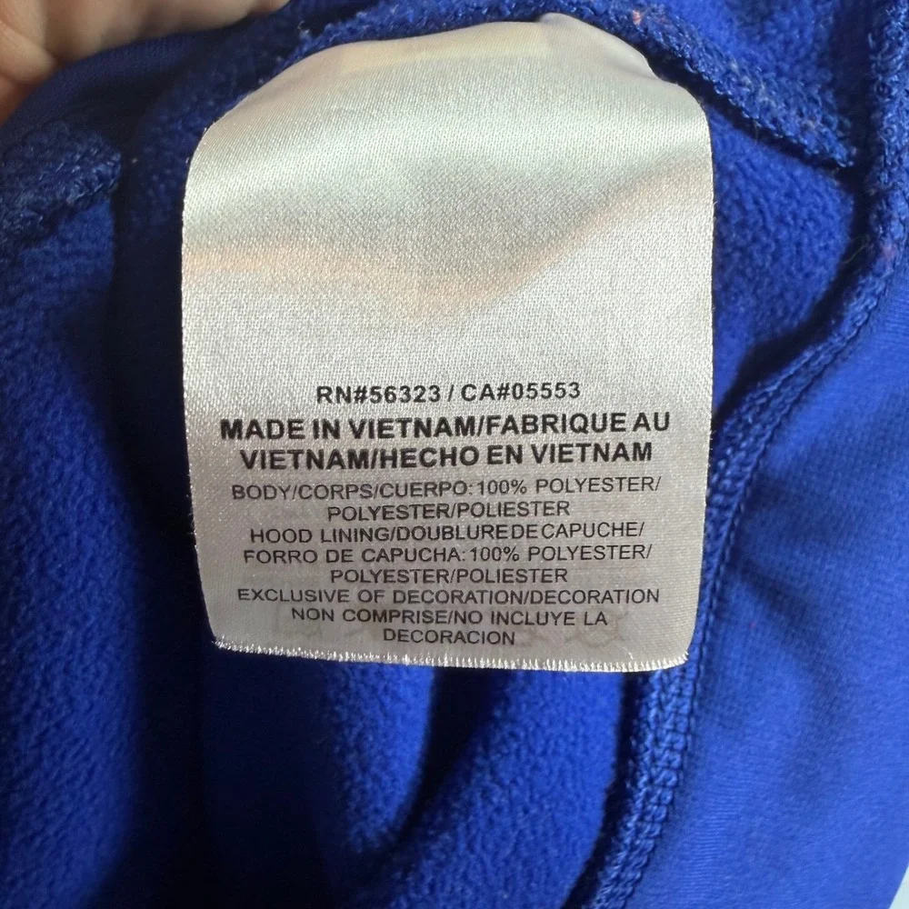 Nike New York Mets Hoodie Mens Medium Blue Excellent Therma-FIT MLB Sweatshirt